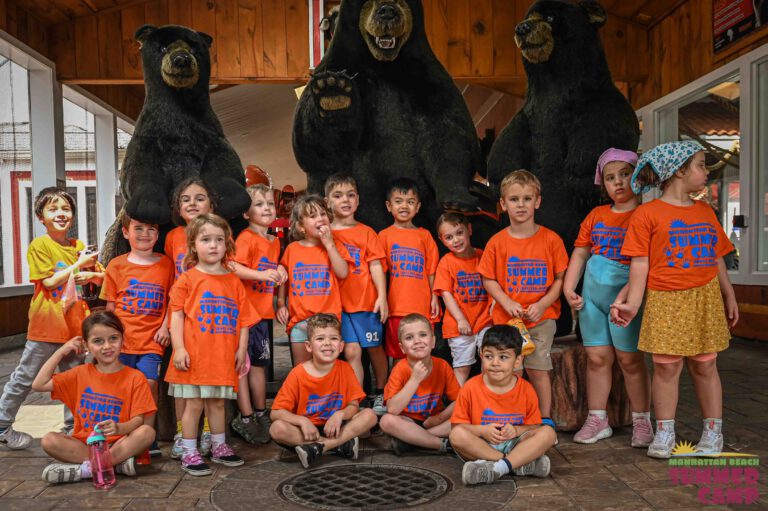 group of campers on a trip